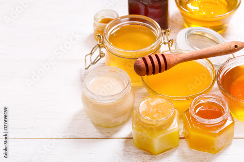 various types of honey