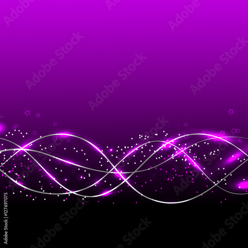 Abstract waves background. Illustration in lilac colors.