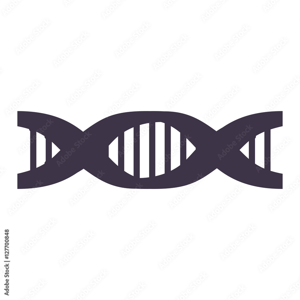 Chain of DNA with information genetic vector illustration Chain of DNA with information genetic vector illustration