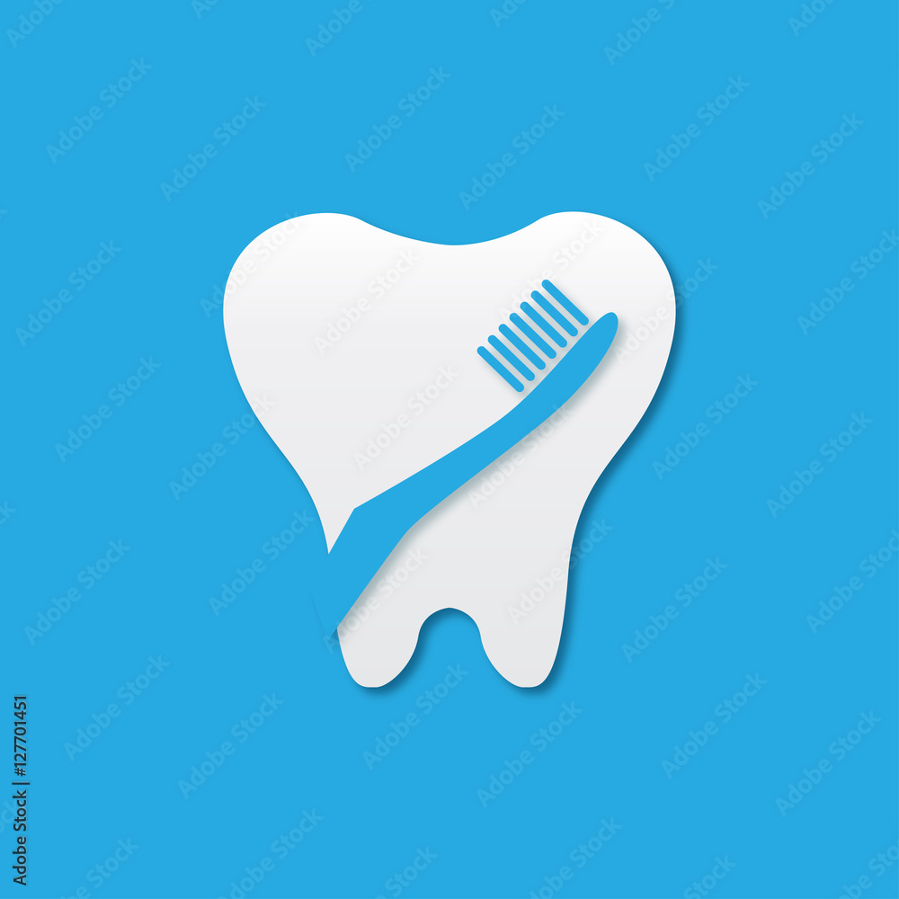 Obraz premium Dentist clinic icon