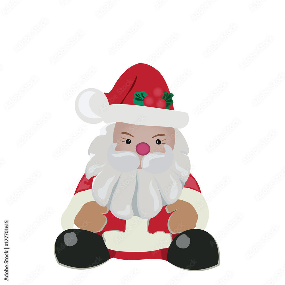 Santa Claus toy Vector Santa Claus toy Vector