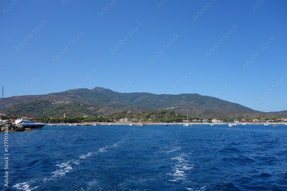 Marina di Campo in Elba Island