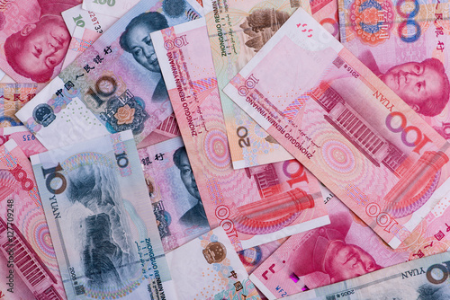 Background of various Chinese backnotes