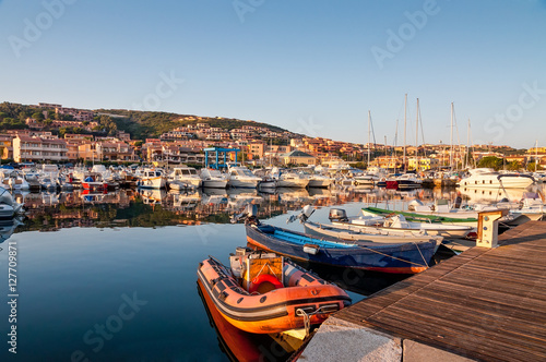 Konstfotografi Palau harbour, Sardinia, Italy
