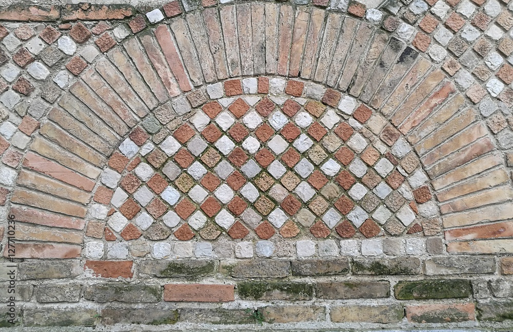 Fototapeta premium Roman wall mosaic
