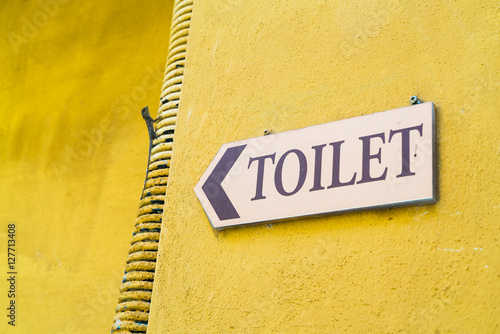 Public restroom signs