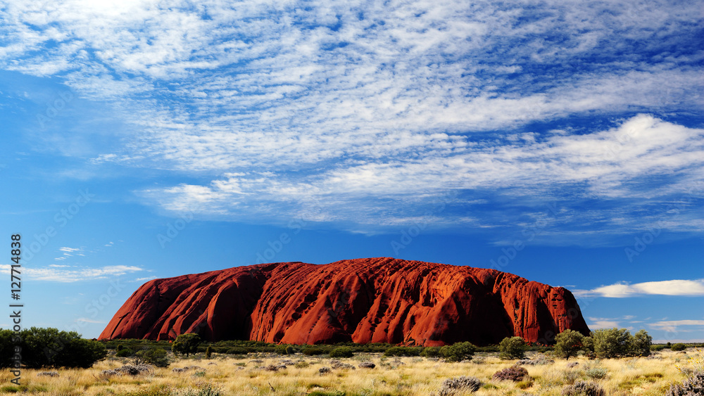 Australia Landscape : Red rock of Alice Spring, Yulara, Mutitjulu - obrazy, fototapety, plakaty 