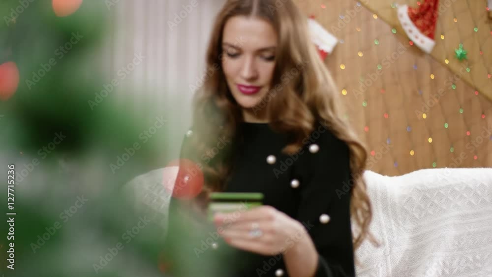 woman doing payment in the Internet woman doing payment in the Internet