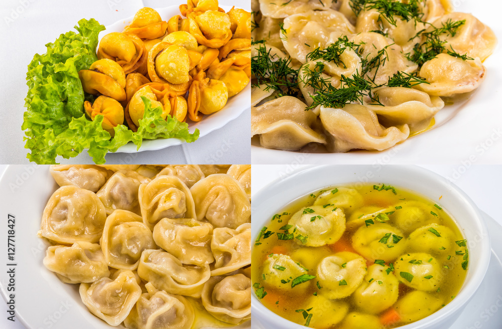 meat dumplings in different conditions image set meat dumplings in different conditions image set