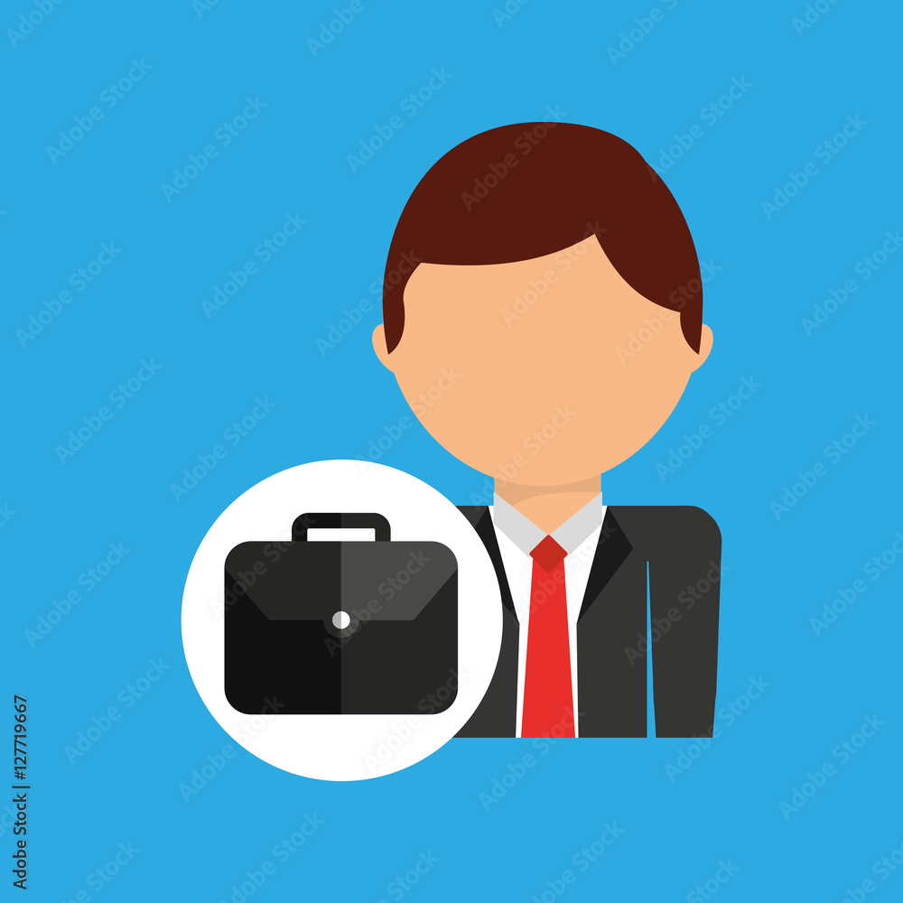 portfolio business man suit worker icon vector illustration eps 10 portfolio business man suit worker icon vector illustration eps 10