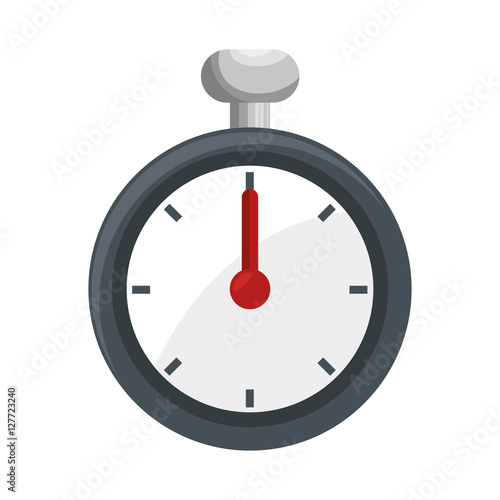 chronometer watch isolated icon vector illustration design