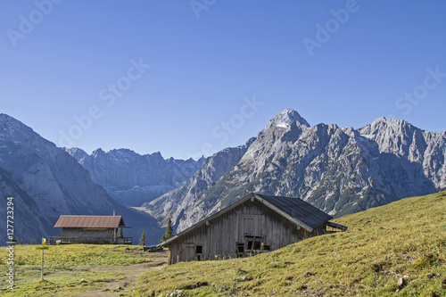 Grasbergalm im Karwendelgebirge