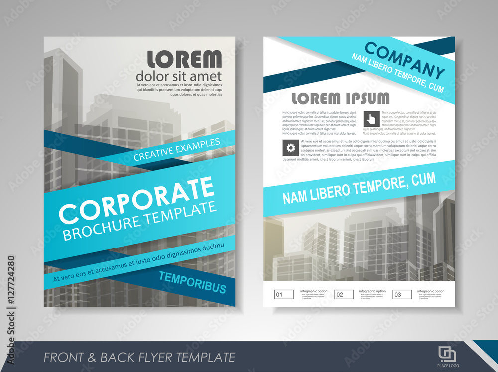 Presentation flyer design template Presentation flyer design template