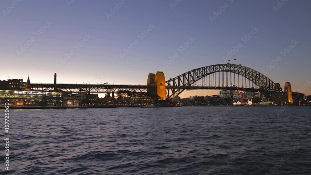 sunset time harbour bridge and opera house sunset time harbour bridge and opera house