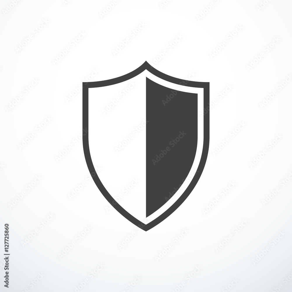 Vector shield icon Vector shield icon