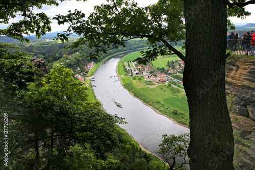 Die Elbe in der Sächsischen Schweiz photo