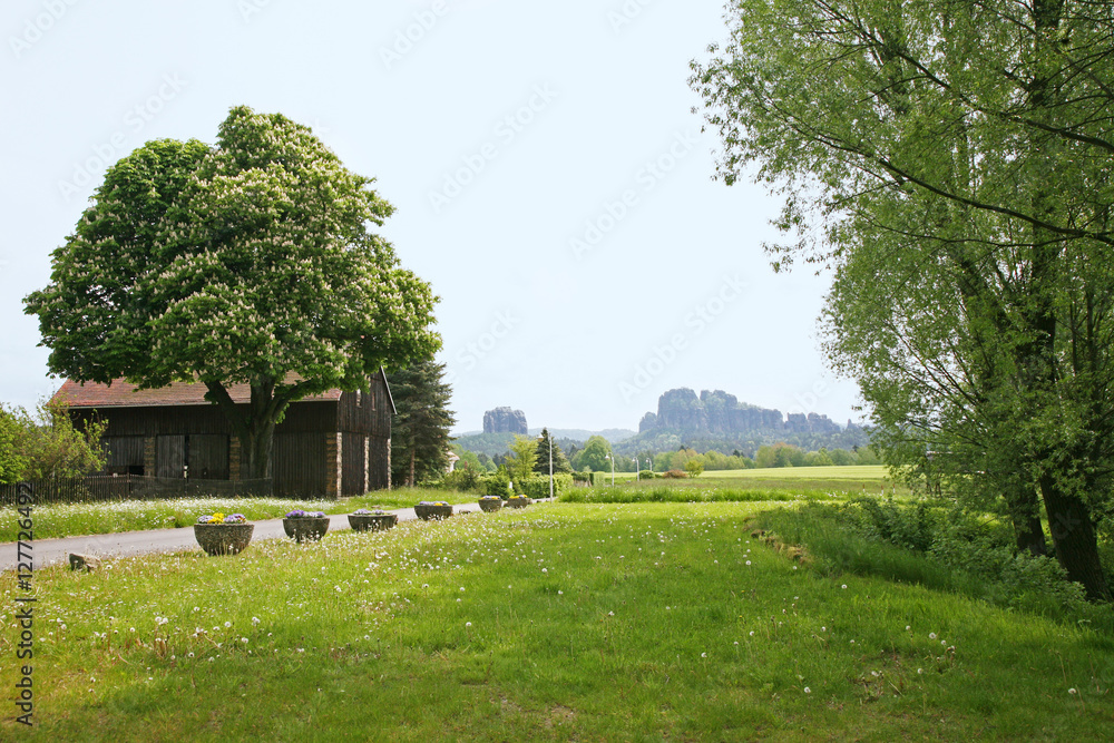 Landschaft in der Sächsischen Schweiz Landschaft in der Sächsischen Schweiz