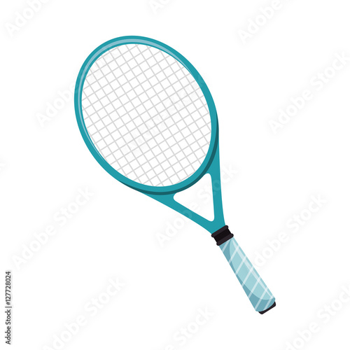 tennis racket equipment icon vector illustration design