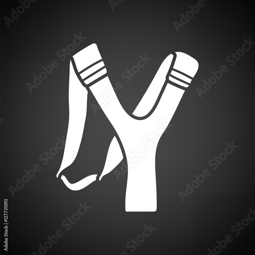 Hunting  slingshot  icon