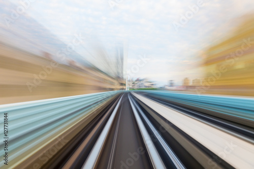Speed motion in urban highway road tunnel   © RobbinLee