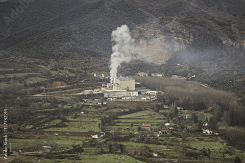 Wallpaper Mural Fireplace Factory contamination Torontodigital.ca
