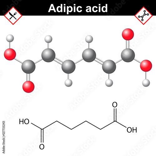 Adipic acid chemical formula