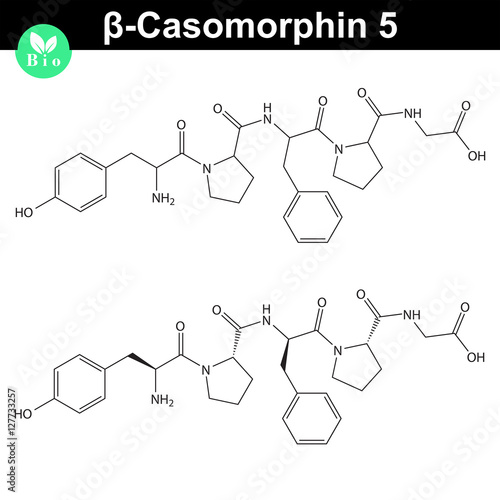 Beta Casomorphin 5 molecular structure
