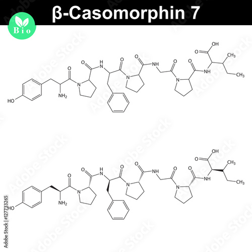 Beta Casomorphin 7 chemical structure