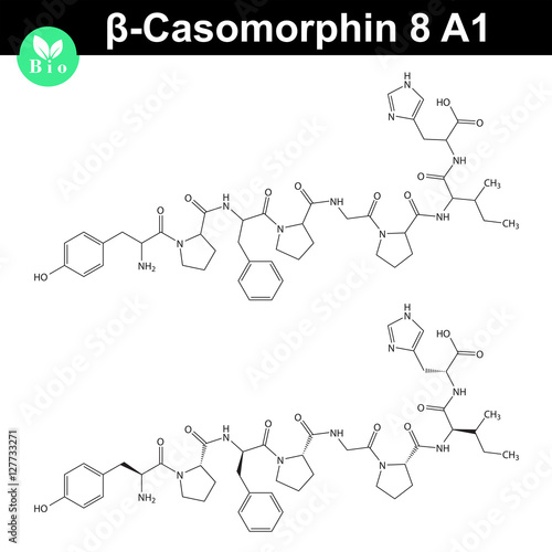 Beta Casomorphin 5 molecular structure
