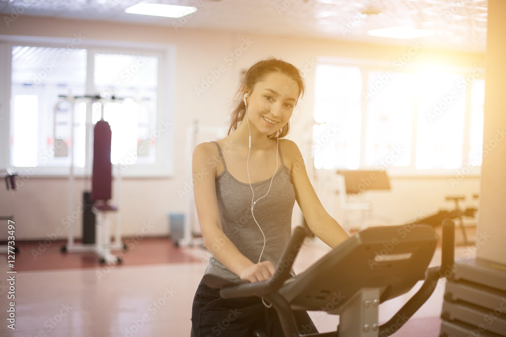 Fitness woman exercising crossfit. Fitness woman exercising crossfit.