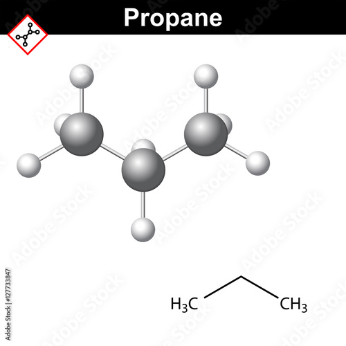 Propane chemical, natural gas component