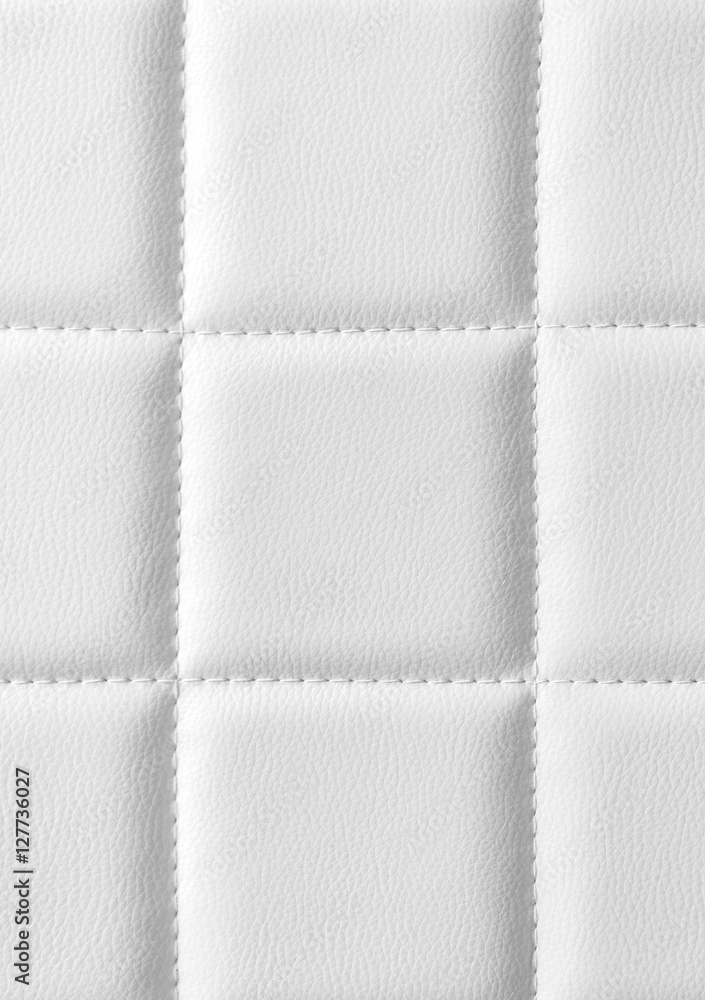 Fototapeta premium White leather background or texture