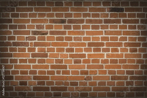 old dark brown and red brick wall background,