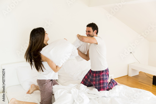 Couple in bed