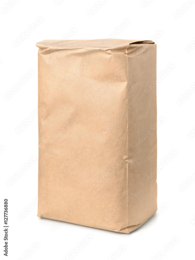 Brown kraft paper food bag Stock Photo Adobe Stock