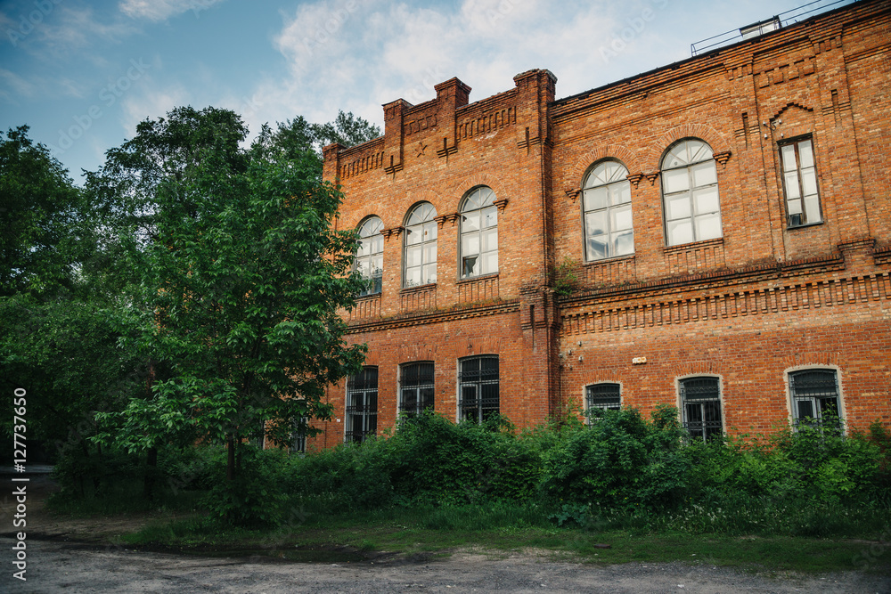 Old brick building Chizhovsky barracks in Voronezh