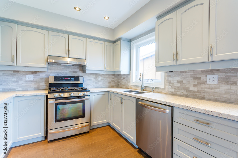 Kitchen interior in new luxury home Kitchen interior in new luxury home