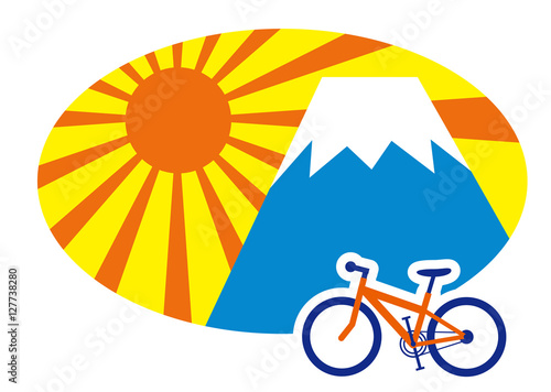 富士山からのご来光を求めて　サイクリング　MTB