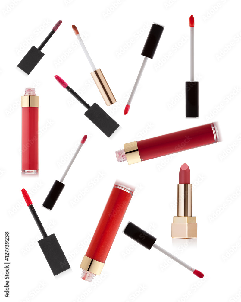 Obraz premium Lipsticks variation on white background