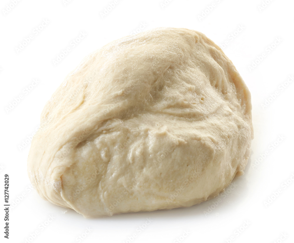 piece of fresh raw dough
