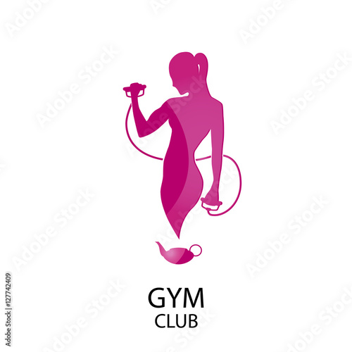 fitness club color icon