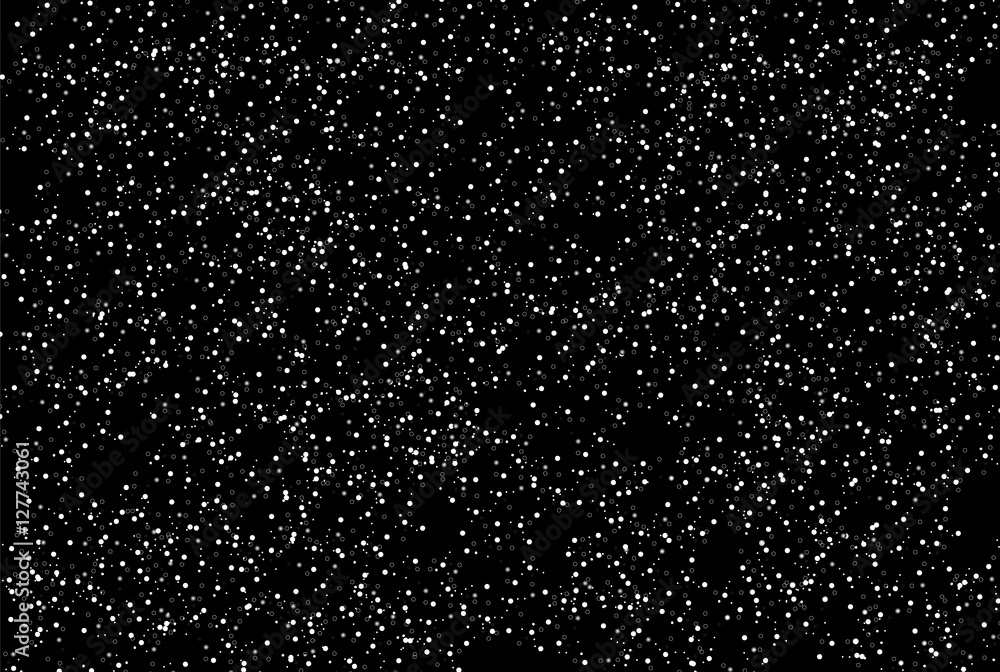 The mysterious starry space. Vector Illustration.