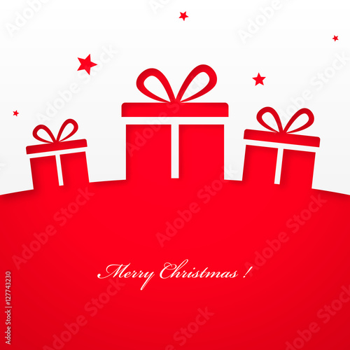 Christmas gifts background