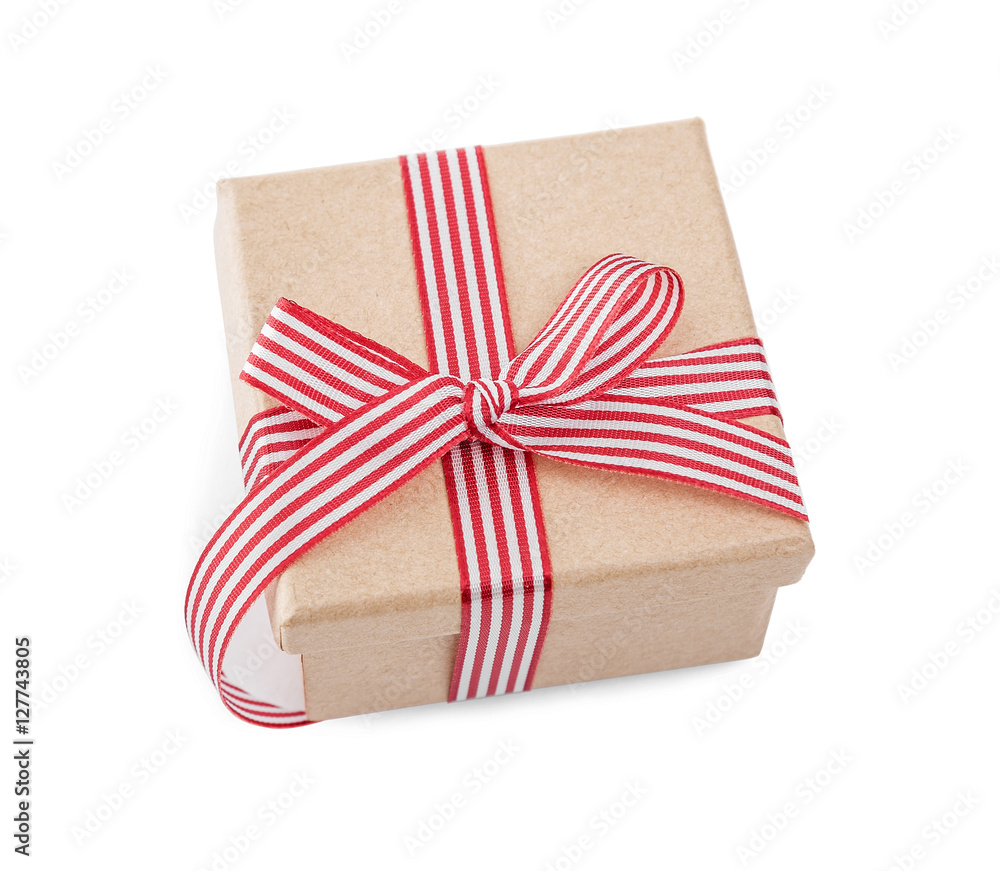 Obraz premium Gift on a white background.