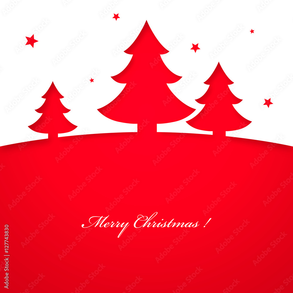 Christmas tree background