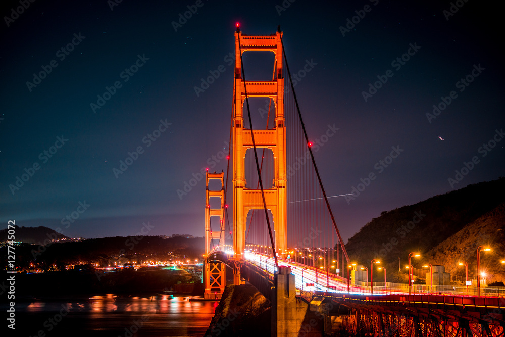 Naklejka premium San Francisco Golden Gate