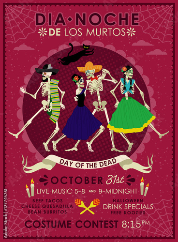 Day of the Dead. Dia de los Muertos .