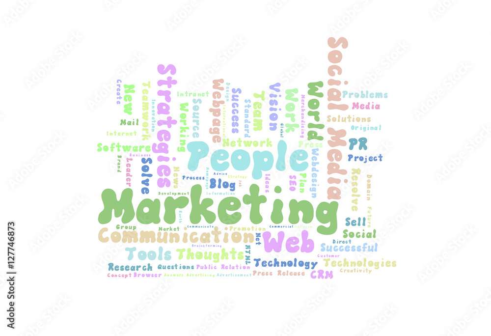 People Marketing word cloud People Marketing word cloud