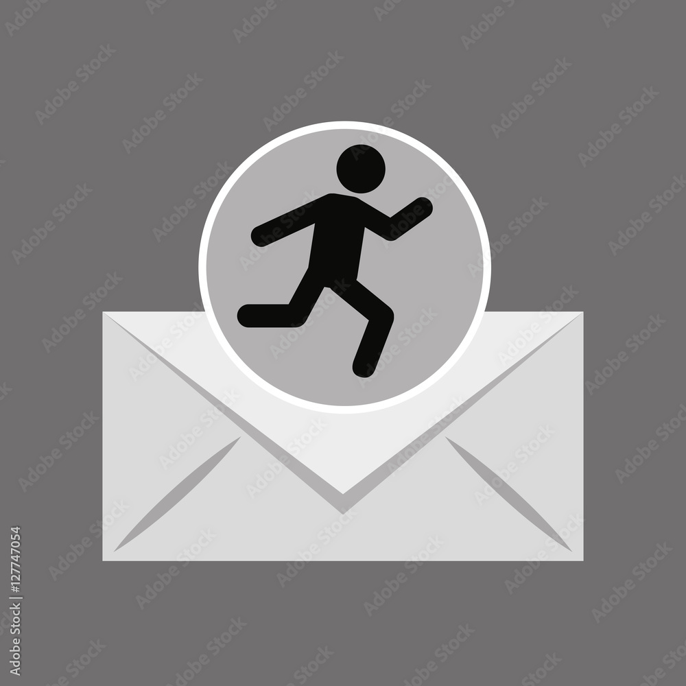 sihouette man running email vector illustration eps 10 sihouette man running email vector illustration eps 10