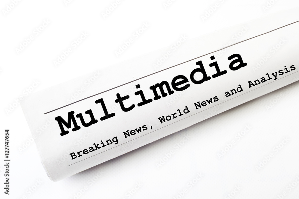 Obraz premium newspaper with latest news and analysis